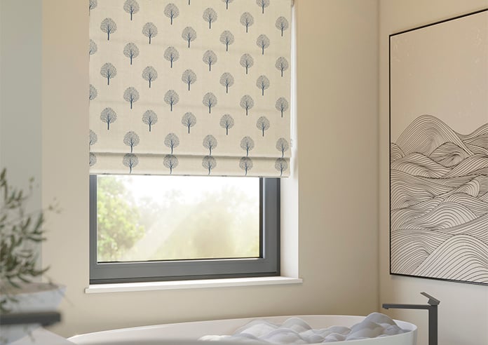 Emily Bond Yew Tree, Navy - Twist&Fit Roman Blind - Image 5